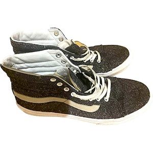 Vans High Tops Black and Cream